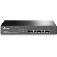TP-Link TL-SG1008MP, Interruptor/Conmutador No administrado, Gigabit Ethernet (10/100/1000), Bidireccional completo (Full duplex), Energía sobre Ethernet (PoE), Montaje en rack, 1U