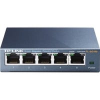 TP-Link TL-SG105 No administrado Gigabit Ethernet (10/100/1000) Negro, Interruptor/Conmutador gris, No administrado, Gigabit Ethernet (10/100/1000), Bidireccional completo (Full duplex)