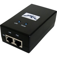 Ubiquiti POE-24-24W-G-EU adaptador e inyector de PoE Gigabit Ethernet 24 V, Inyector PoE negro, Gigabit Ethernet, 10,100,1000 Mbit/s, Negro, 24 V, 100 - 240 V, 50/60 Hz
