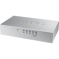 Zyxel ES-105A No administrado Fast Ethernet (10/100) Plata, Interruptor/Conmutador plateado, No administrado, Fast Ethernet (10/100), Bidireccional completo (Full duplex)