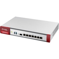 Zyxel USG Flex 500 cortafuegos (hardware) 1U 2300 Mbit/s 2300 Mbit/s, 810 Mbit/s, 82,23 BTU/h, 41,5 dB, 529688 h, DCC, CE, C-Tick, LVD