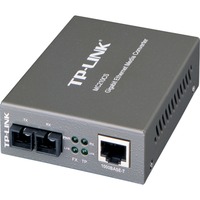 TP-Link MC210CS convertidor de medio 1000 Mbit/s 1310 nm Monomodo Negro gris, 1000 Mbit/s, IEEE 802.1ab, IEEE 802.3x, IEEE 802.3z, Gigabit Ethernet, 1000 Mbit/s, SC, Alámbrico
