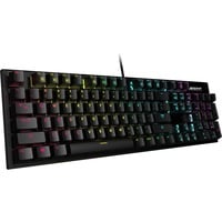 GIGABYTE AORUS K1 teclado USB Negro, Teclado para gaming negro, Completo (100%), USB, Interruptor mecánico, LED RGB, Negro