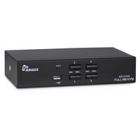 Inter-Tech AS-41HA HDMI interruptor KVM Negro, Switch KVM 1920 x 1440 Pixeles, Full HD+, Negro