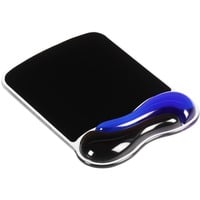 Kensington Mouse Pad DuoGel Azul, Alfombrilla de ratón azul, Negro, Azul, Monocromo, Gel, Descansa muñecas