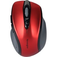 Kensington Ratón inalámbrico Pro Fit tamaño mediano, rojo rubí rojo, rojo rubí, mano derecha, Óptico, RF inalámbrico, 1600 DPI, Rojo