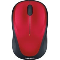 Logitech 910-002496 ratón Oficina Ambidextro RF inalámbrico Óptico rojo, Ambidextro, Óptico, RF inalámbrico, Rojo