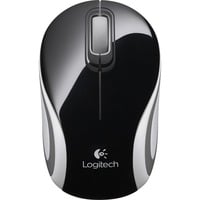 Logitech M187 ratón Ambidextro RF inalámbrico Óptico 1000 DPI negro, Ambidextro, Óptico, RF inalámbrico, 1000 DPI, Negro, Blanco