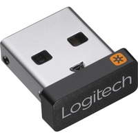 Logitech USB Unifying Receiver Receptor USB negro, Receptor USB, 14 mm, 6 mm, 15 mm, 1,23 g, Negro