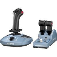 Thrustmaster TCA Officer Pack Airbus Edition Negro, Azul USB Simulador de Vuelo Analógico/Digital PC, Conjunto Azul-gris/Negro, Simulador de Vuelo, PC, Analógico/Digital, Alámbrico, USB, USB Tipo C