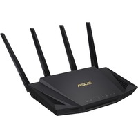 ASUS RT-AX58U router inalámbrico Gigabit Ethernet Doble banda (2,4 GHz / 5 GHz) 4G, Enrutador de malla Wi-Fi 6 (802.11ax), Doble banda (2,4 GHz / 5 GHz), Ethernet, 4G