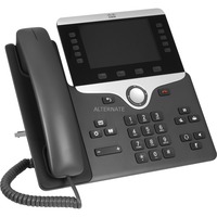 Cisco 8851 teléfono IP Negro, Teléfono VoIP negro, Teléfono IP, Negro, Terminal con conexión por cable, Escritorio/pared, Digital, 12,7 cm (5")