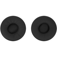 Jabra 14101-19 auricular / audífono accesorio Almohadilla para auricular, Piezas de repuesto negro, Almohadilla para auricular, Cuero, Negro