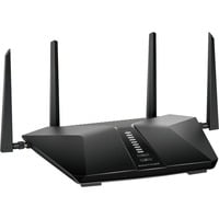 Netgear Nighthawk AX5400 router inalámbrico Gigabit Ethernet Doble banda (2,4 GHz / 5 GHz) Negro negro, Wi-Fi 6 (802.11ax), Doble banda (2,4 GHz / 5 GHz), Ethernet, Negro, Router de sobremesa