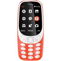 Nokia 3310 6,1 cm (2.4") Naranja Característica del teléfono, Móvil rojo, Barra, SIM doble, 6,1 cm (2.4"), 2 MP, 1200 mAh, Naranja