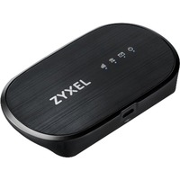 Zyxel WAH7601 Módem/router de red móvil, Router WIRELESS LTE Módem/router de red móvil, Negro, 802.11b, 802.11g, Wi-Fi 4 (802.11n), 4G, LTE, MicroSD (TransFlash)
