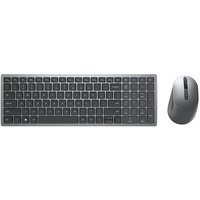 Dell KM7120W teclado Ratón incluido RF Wireless + Bluetooth QWERTZ Alemán Gris, Titanio, Juego de escritorio gris/Negro, Completo (100%), RF Wireless + Bluetooth, QWERTZ, Gris, Titanio, Ratón incluido