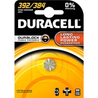 Duracell 392/384 pila doméstica Batería de un solo uso Óxido de plata Batería de un solo uso, Óxido de plata, 1,5 V, 1 pieza(s), 16 mm, 16 mm
