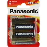 Panasonic 1x2 LR20PPG Alcalino 1.5V batería no-recargable plateado, Alcalino, 1,5 V, 2 pieza(s), Azul, Oro, Rojo, 33,6 mm, 33,6 mm