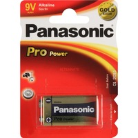 Panasonic 6LR61PPG Alcalino 9V batería no-recargable plateado, Alcalino, 9 V, Rojo, Blanco, 25,2 mm, 16,3 mm, 47,5 mm
