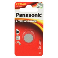Panasonic CR1620 Batería de un solo uso Litio Batería de un solo uso, Litio, 3 V, 75 mAh, 16 mm, 16 mm