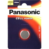 Panasonic CR2032 Litio 3V batería no-recargable plateado, Litio, 3 V, 220 mAh, Acero inoxidable, 2,9 g