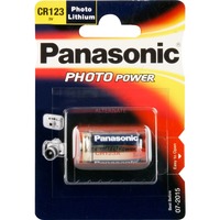 Panasonic CR-123APA/1B pila doméstica Batería de un solo uso Litio plateado, Batería de un solo uso, Litio, 3 V, 1 pieza(s), Cilíndrico