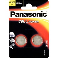 Panasonic CR-2032EP/2B Alcalino 3V batería no-recargable plateado, Alcalino, 3 V, 2 pieza(s), 220 mAh, 2,9 g, coin