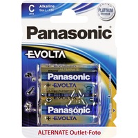 Panasonic Evolta C Batería de un solo uso Alcalino plateado, Batería de un solo uso, Alcalino, 1,5 V, 2 pieza(s), Azul, C