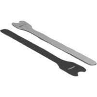 DeLOCK 18264 presilla Nylon Gris 10 pieza(s), Atacables negro, Nylon, Gris, 24 cm, 13 mm, 10 pieza(s)