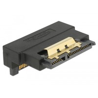 DeLOCK 63943 cambiador de género para cable SATA 22 pin Negro, Adaptador negro, SATA 22 pin, SATA 22 pin, Negro