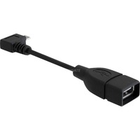 83104 cable USB 0,11 m USB 2.0 Micro-USB B USB A Negro, Adaptador