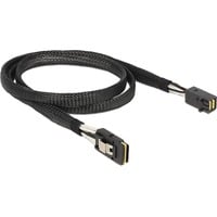 DeLOCK 83389 cable Serial Attached SCSI (SAS) 1 m Negro negro, 1 m, Mini SAS HD x 4 SFF 8643, Mini SAS x 4 36 Pin SFF 8087, Macho/Macho, Negro