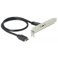 DeLOCK 89936 cable USB 0,5 m USB 3.2 Gen 2 (3.1 Gen 2) USB A USB C Negro negro, 0,5 m, USB A, USB C, USB 3.2 Gen 2 (3.1 Gen 2), 10000 Mbit/s, Negro