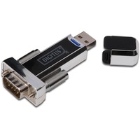 Digitus Cambiadores de género para cables, Adaptador negro, USB 1.1, D-SUB, Negro