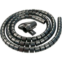 Lindy 40581 presilla Negro 1 pieza(s), Guía para cable negro, Negro, 5000 mm, 1 pieza(s)