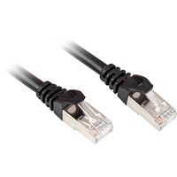 Sharkoon 0.5m Cat.6 S/FTP cable de red Negro 0,5 m Cat6 S/FTP (S-STP) negro, 0,5 m, Cat6, S/FTP (S-STP), RJ-45, RJ-45