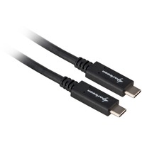 Sharkoon 4044951021208, Cable negro