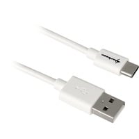 Sharkoon Cable USB 2.0, conector USB-A > conector USB-C blanco