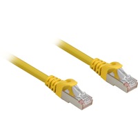 Sharkoon Cat.6a SFTP cable de red Amarillo 0,25 m Cat6a S/FTP (S-STP) amarillo, 0,25 m, Cat6a, S/FTP (S-STP), RJ-45, RJ-45