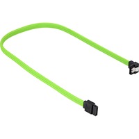 Sharkoon SATA 3 cable de SATA 0,45 m SATA 7-pin Negro, Verde verde, 0,45 m, SATA III, SATA 7-pin, SATA 7-pin, Macho/Macho, Negro, Verde