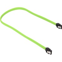 Sharkoon Sata 3 cable de SATA 0,45 m SATA 7-pin Negro, Verde verde, 0,45 m, SATA III, SATA 7-pin, SATA 7-pin, Macho/Macho, Negro, Verde