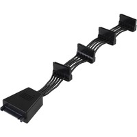 SilverStone CP06 cable de SATA Negro, Cable Y negro