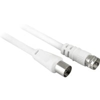 goobay 11831 cable coaxial 3C-2V 5 m Tipo F Blanco blanco, 5 m, 3C-2V, Tipo F, Coaxial, Blanco