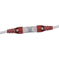 goobay 79577 accesorio para cable, Embrague gris/Rojo, Gris, Rojo, 250 MHz, IDC, CE, 65 mm, 11 mm