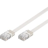 goobay 95191 cable de red Blanco 1,5 m Cat5e U/UTP (UTP) blanco, 1,5 m, Cat5e, U/UTP (UTP), RJ-45, RJ-45