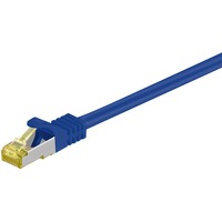 goobay RJ-45 CAT7 0.25m cable de red Azul 0,25 m S/FTP (S-STP) azul, 0,25 m, Cat7, S/FTP (S-STP), RJ-45, RJ-45