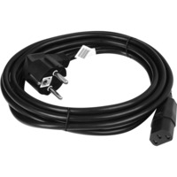 Bachmann 353.175 cable de transmisión Negro 3 m Enchufe tipo F C13 acoplador negro, 3 m, Enchufe tipo F, C13 acoplador, 250 V, 10 A