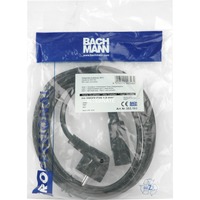 Bachmann 353.185 3m Enchufe tipo F C13 acoplador Negro cable de transmisión negro, 3 m, Macho/Hembra, Enchufe tipo F, C13 acoplador, 250, Negro