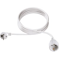 Bachmann Power cable, 10m cable de transmisión Blanco, Cable alargador 10m, 10 m, 250 V, 16 A, Blanco
